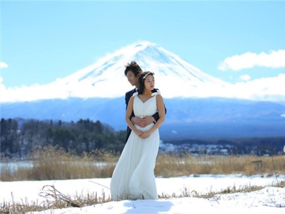 Вилла Away From Noise,View Fuji Mt In The Designer House Яманакако Экстерьер фото