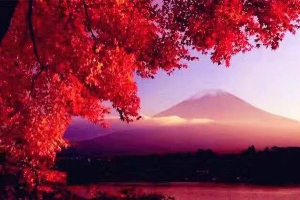 Вилла Away From Noise,View Fuji Mt In The Designer House Яманакако Экстерьер фото